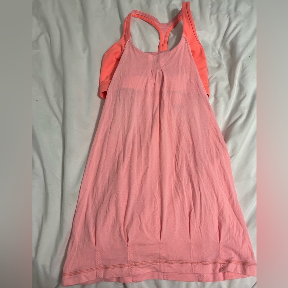 LULULEMON Racerback Scoop Neck Sleeveless Pink Pullover Tank Top Women's Size 6